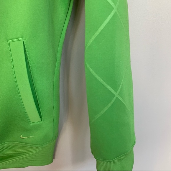 Nike Lime Green Golf Jacket Size L - Picture 5 of 8